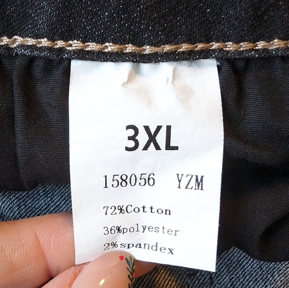 FLAMINGO HIGH Waisted Distressed Stretch Curvy Ankle LENGTH FRAYED Jeans - Picture 8 of 10